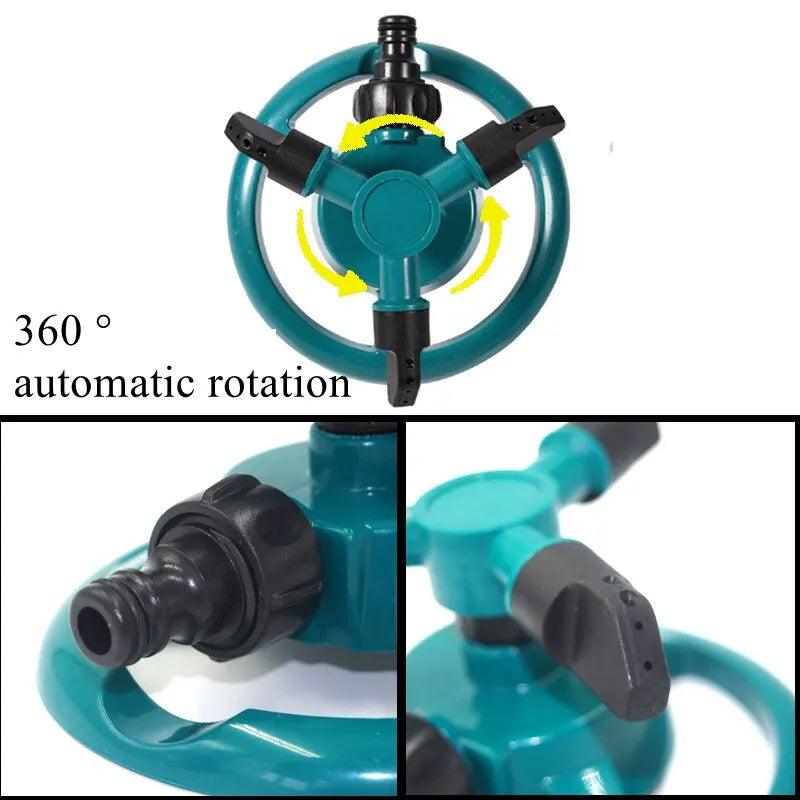 Bico de Pulverização: Pulverização de Água Automática Rotativa de 360 Graus, Pulverizador Automático para Jardim e Gramado, Suprimentos de Irrigação para Jardim