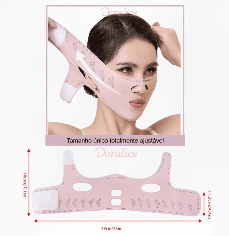 V-Revitalize - Máscara de Contorno Facial - Afina, modela o rosto e reduz Papada